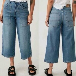 We The Free Piper Wide-Leg Crop Double Pocket Jean Women’s size 25